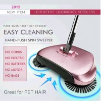 2019 NEW Hand push spin broom 360 rotate magic sweeper