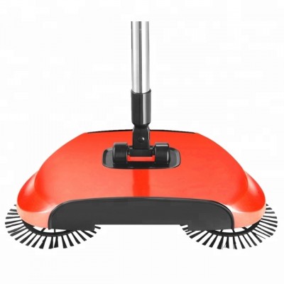 Hand Push Type Sweeping Machine Household Magic Broom Dustpan Mop Cleaning Tool with Mop Cloth