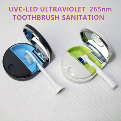 Portable Mini Deep UVC-LED Toothbrush Sterilizer UV Sanitizer USB Charge Good for Oral Health