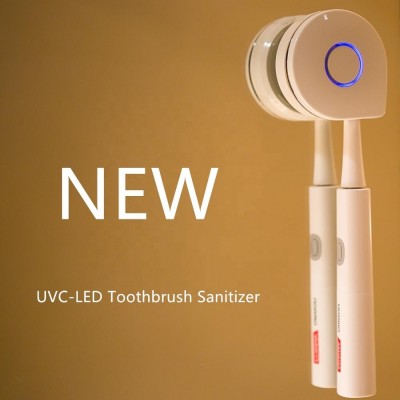 New UltraWave Portable  UVC LED Toothbrush sanitizer travel